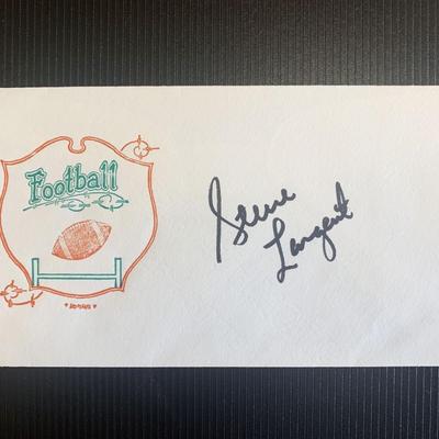  NFL HOF Steve Largent signed first day cover