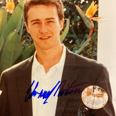 Ed Norton signed photo