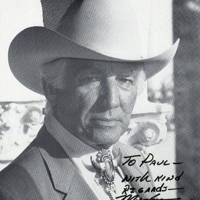 Cool Hand Lukes Morgan Woodward signed photo