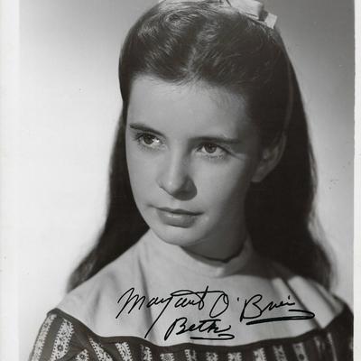 Margaret O'Brien Signed Photo