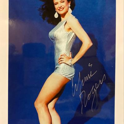 Mimi Rogers signed movie photo
