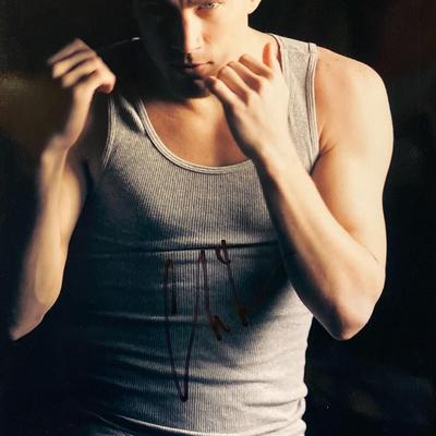 Channing Tatum signed photo