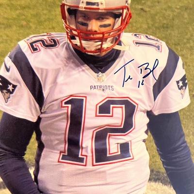 Tom Brady signed photo