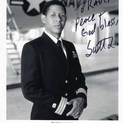 JAG Scott Lawrence signed photo