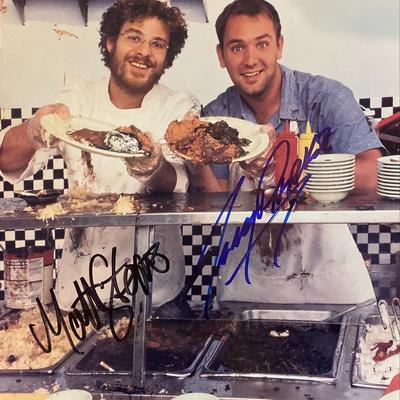 South Park Trey Parker and Matt Stone signed photo. GFA Authenticated