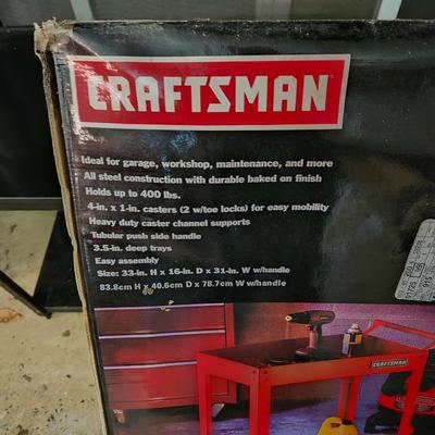 Craftsman 2 Tray Service Cart still in sealed box