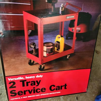 Craftsman 2 Tray Service Cart still in sealed box