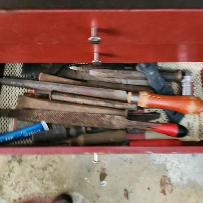 Test Rite Tool Cabinet Chest on Wheels Including Contents