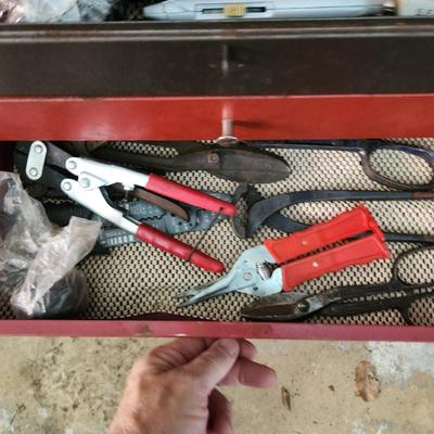 Test Rite Tool Cabinet Chest on Wheels Including Contents