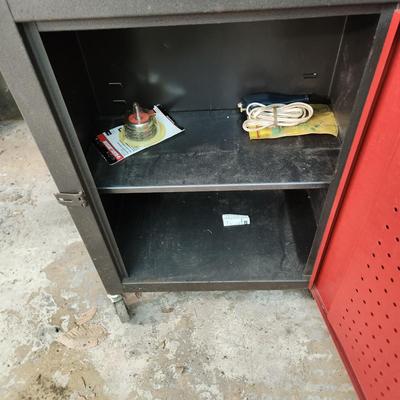 Test Rite Tool Cabinet Chest on Wheels Including Contents