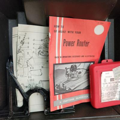 Craftsman 1 HP Power Router with Bits & Case