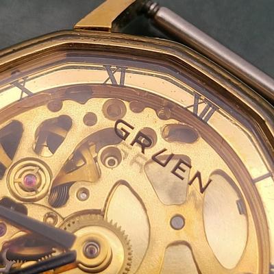 Gruen 21-Jewels Japan GR334 Watch Face