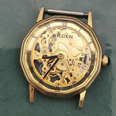 Gruen 21-Jewels Japan GR334 Watch Face