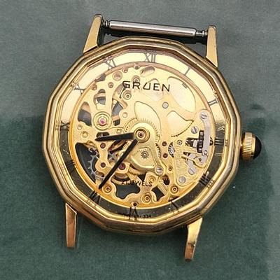 Gruen 21-Jewels Japan GR334 Watch Face