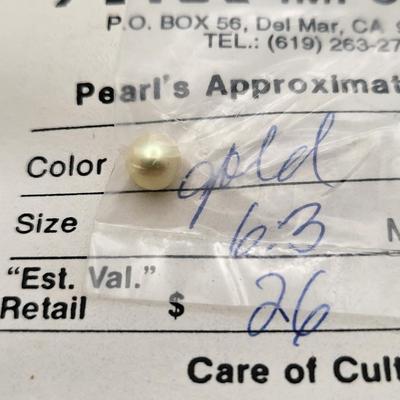 Vintage Lot Of Four Loose Cultured Pearls