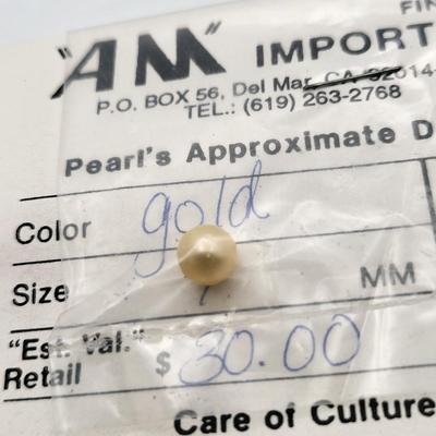 Vintage Lot Of Four Loose Cultured Pearls