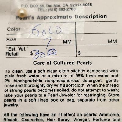 Vintage Lot Of Four Loose Cultured Pearls