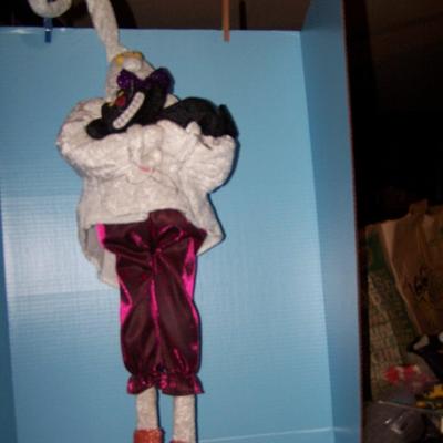 LOT 55 UNUSAL HALLOWEEN TALL GHOST with BEST FIEND