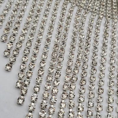 Amazing Bling Cascading Rhinestone Choker Necklace
