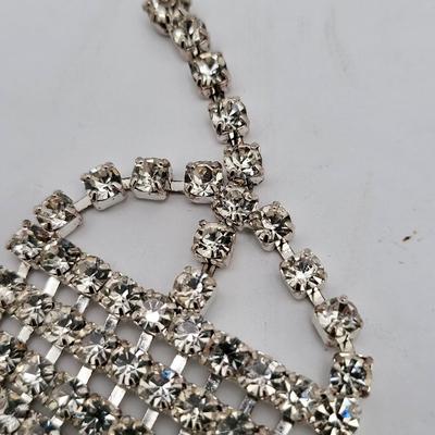 Amazing Bling Cascading Rhinestone Choker Necklace