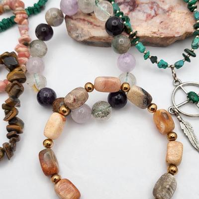 Natural Stone Jewelry Necklaces & Bracelets