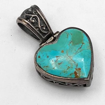 Sterling Silver & Stone Hearts Jewelry