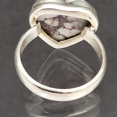 Sterling Silver & Stone Hearts Jewelry