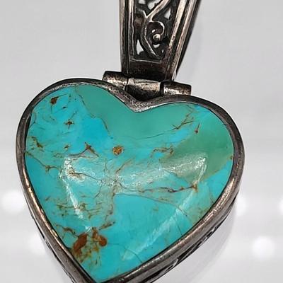 Sterling Silver & Stone Hearts Jewelry