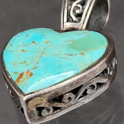 Sterling Silver & Stone Hearts Jewelry