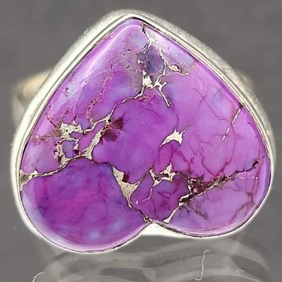 Sterling Silver & Stone Hearts Jewelry