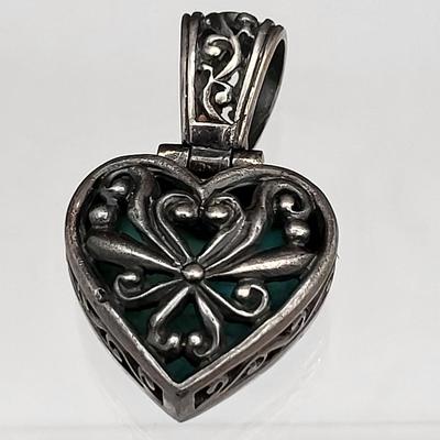 Sterling Silver & Stone Hearts Jewelry