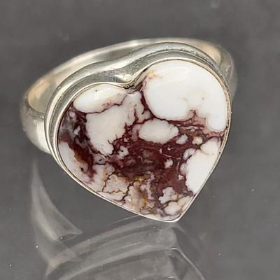Sterling Silver & Stone Hearts Jewelry