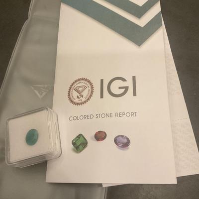 4.74 Carat Natural Emerald IGI Certified