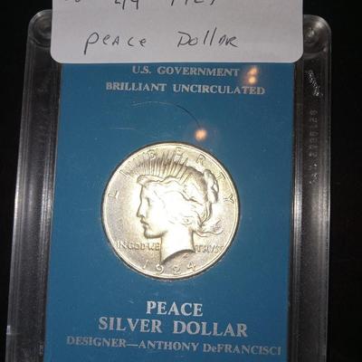 1924 Uncirculated Peace