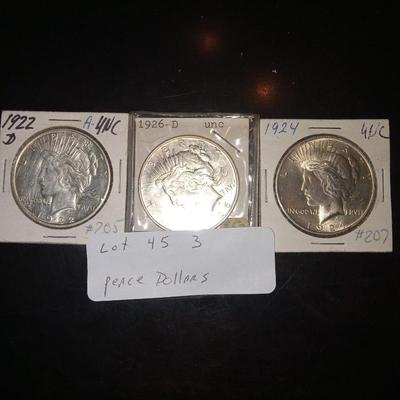 3 Uncirculated Peace