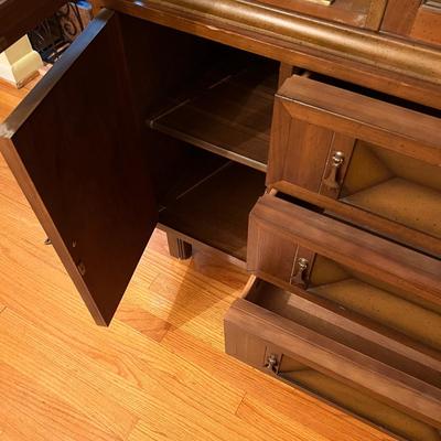 Vintage Bassett Furniture Hutch