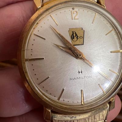 Vintage 10k Gold Filled Hamilton Men’s Watch in Helbros Watch Box