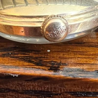 Vintage 10k Gold Filled Hamilton Men’s Watch in Helbros Watch Box