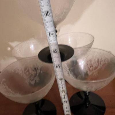 Vintage Glass Lot - Uranium, Hobnail, Etched