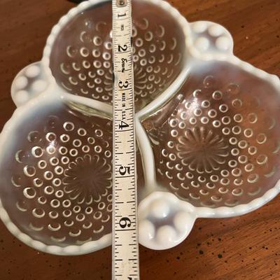 Vintage Glass Lot - Uranium, Hobnail, Etched