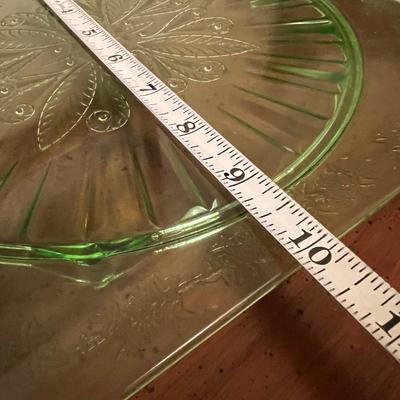 Vintage Glass Lot - Uranium, Hobnail, Etched