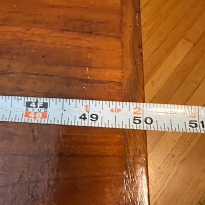 Vintage MCM Solid Wood Desk