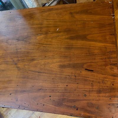 Vintage MCM Solid Wood Desk