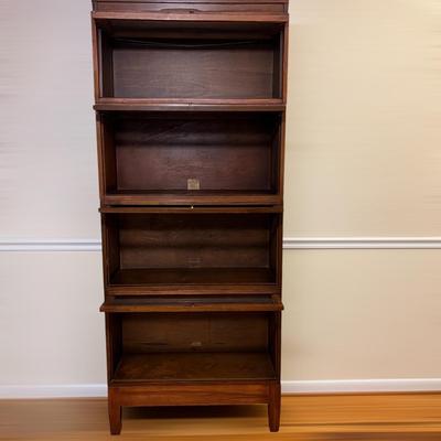 Antique Vintage Four Stack Barrister Bookcase