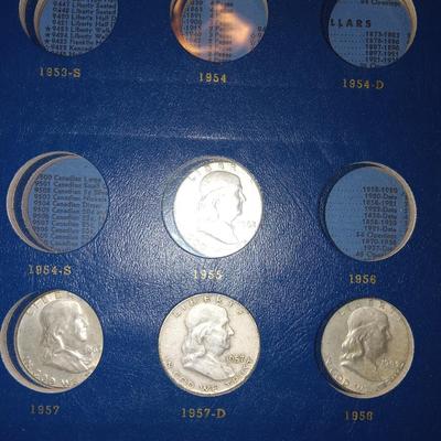 7 franklin 1/2 dollars