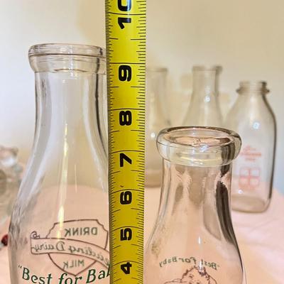 Lot of 5 Vintage Milk Bottles - Annapolis, Reading PA