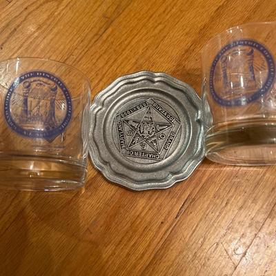 Vintage Lot of Masonic Freemason Items Incl. Autographed Book