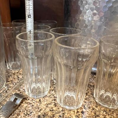 Vintage Barware Lot - Beer Trays, MCM Teak Ice Bucket, MCM Walnut Tray