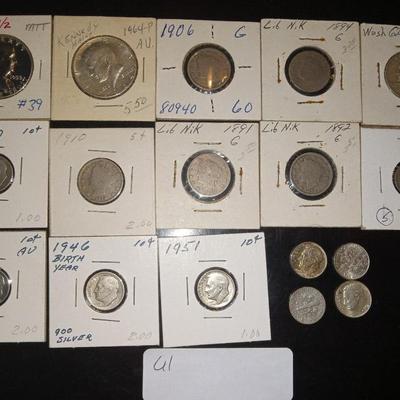 17 silver coins