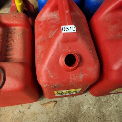 Lot of Gas Kerosene Containers